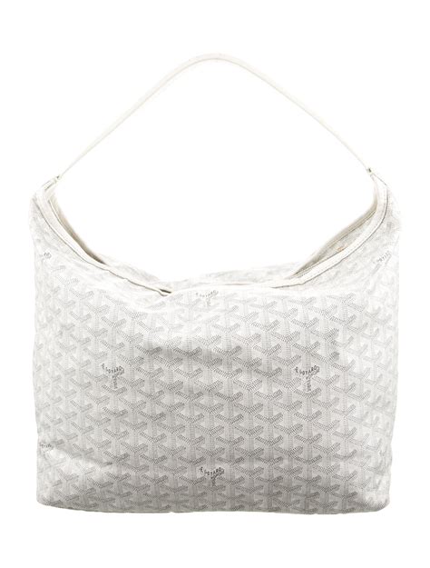 goyard fidji hobo bag|GOYARD Goyardine Fidji Zip Hobo White .